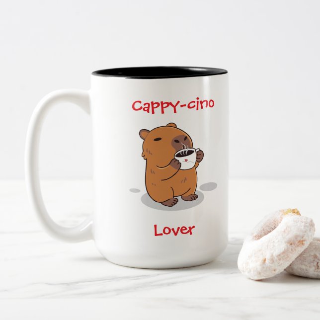 Capybara Coffee Cup (With Donut)