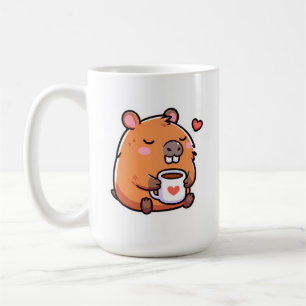 Capybara coffee love mug
