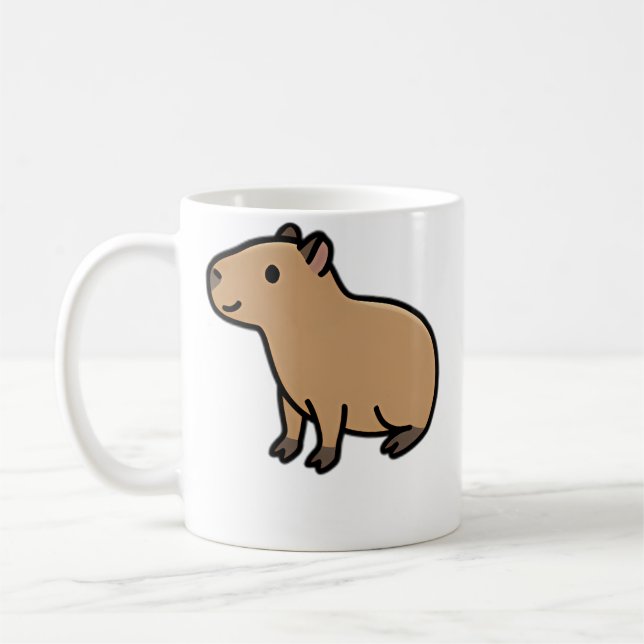 Capybara Coffee Mug (Left)