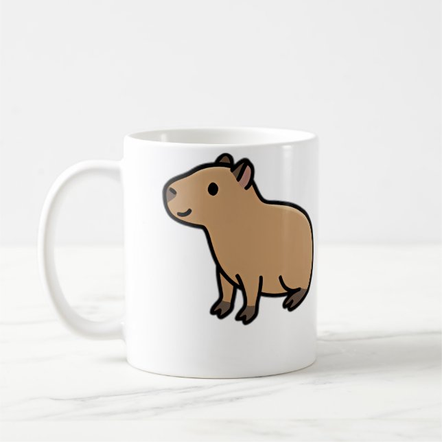Capybara Coffee Mug (Left)