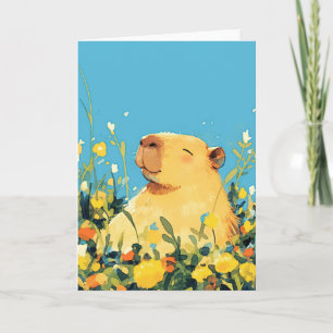 Capybara Comfort Card