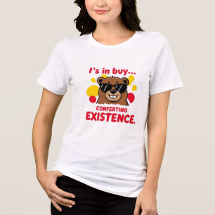 Capybara – Contemplating Existence Tri-Blend Shirt