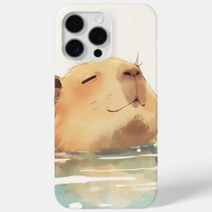 Capybara Cooling Down iPhone 15 Pro Max Case