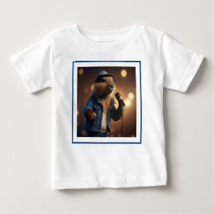 "Capybara Cowboy: Serenading the Wild West" Baby T-Shirt