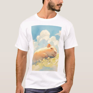 Capybara Cuddles in the Grass T-Shirt