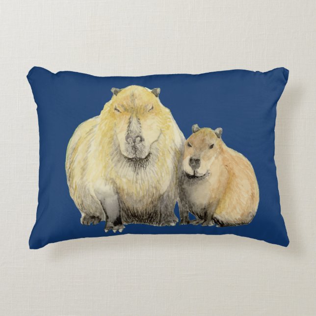Capybara Decorative Cushion (Front)