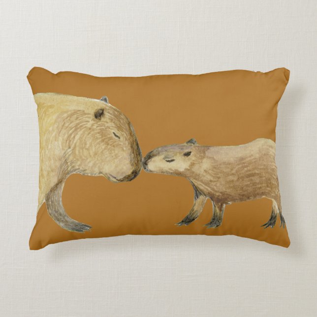 Capybara Decorative Cushion (Front)