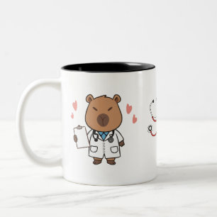 Capybara Doctor Mug Funny Medical Coffee Cup
