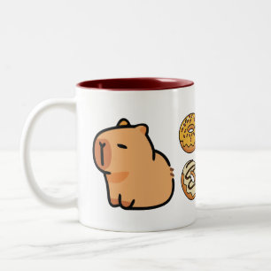 Capybara Doughnut Mug Cute Animal Themed Coffee