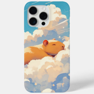 Capybara Dreaming in the Clouds iPhone 15 Pro Max Case