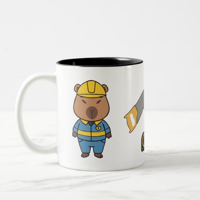 Capybara Engineer Mug | Funny Engineering Coffee  (Left)