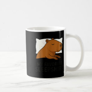 Capybara Favorite Sleepshirt Sleeng Pajamas Boys G Coffee Mug