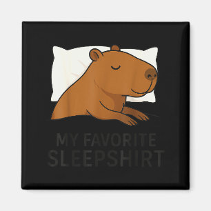 Capybara Favorite Sleepshirt Sleeng Pajamas Boys G Magnet
