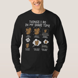 capybara funny capibara rodent things i do in my s T-Shirt
