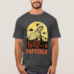 Capybara Funny Capybara Rodent Capyzilla Funny T-Shirt<br><div class="desc">Capybara Funny Capybara Rodent Capyzilla Funny T-shirt</div>