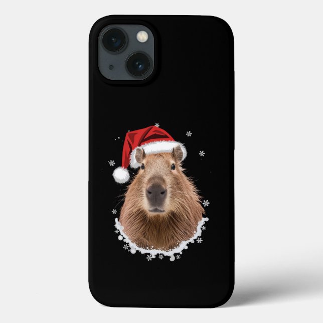 Capybara Funny Christmas  Case-Mate iPhone Case (Back)