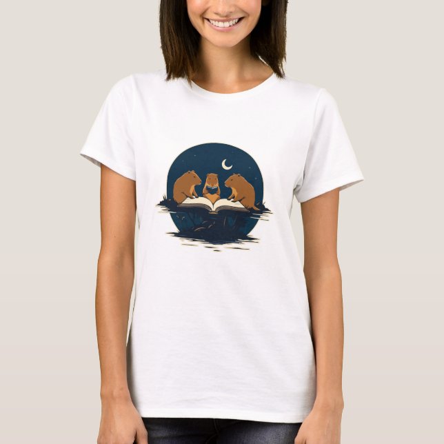 Capybara Funny T-Shirt (Front)