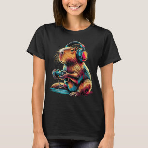 Capybara Funny Video Games Capybara T-Shirt