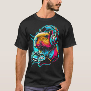 Capybara Funny Video Games Capybara T-Shirt