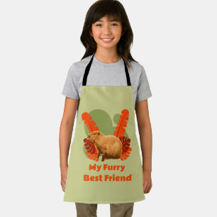 Capybara Furry Best Friend Tropical Animal Apron