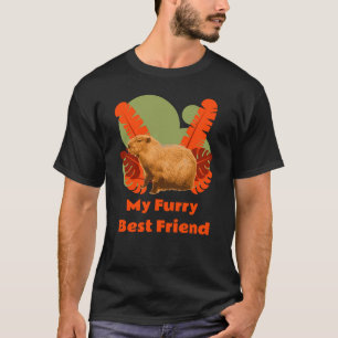 Capybara Furry Best Friend Tropical Animal T-Shirt