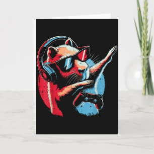 Capybara Gaming Controller Dab Gamer Capy Boys Kid Card