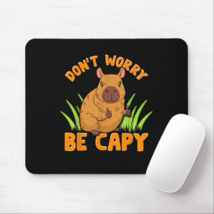 Capybara Gift Cute Funny Zoo Animal Lover Owner Pr Mouse Pad