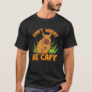 Capybara Gift Cute Funny Zoo Animal Lover Owner Pr T-Shirt