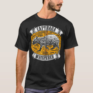 Capybara Gift For A Capybara Whisperer Zip  T-Shirt