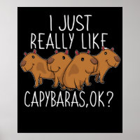 Capybara Gift Kids Women Cute Capybara