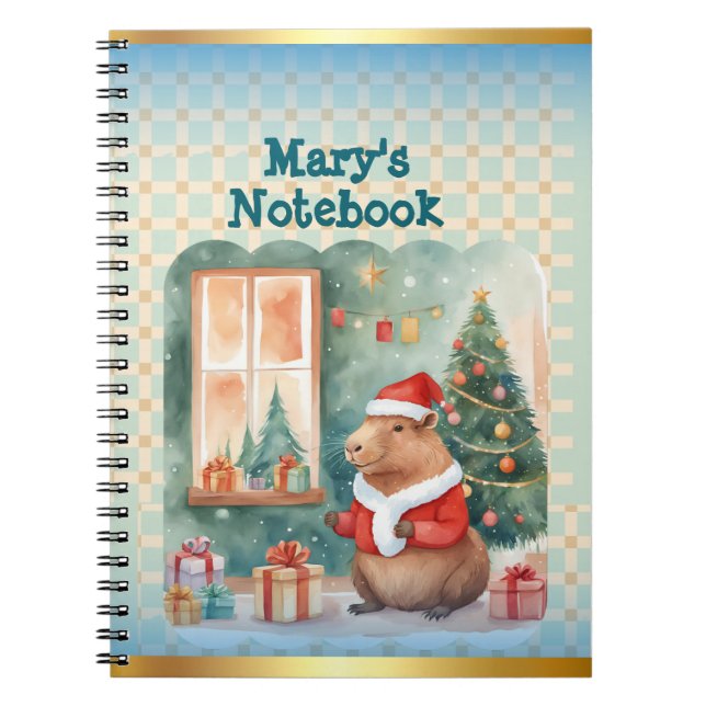CAPYBARA GIFT  NOTEBOOK (Front)