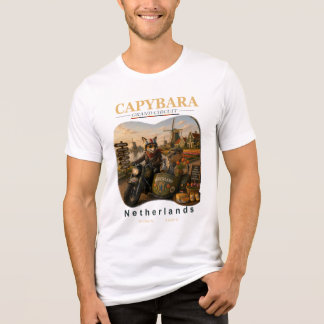 Capybara Grand Circuit – Netherlands Travel Tri-Blend Shirt