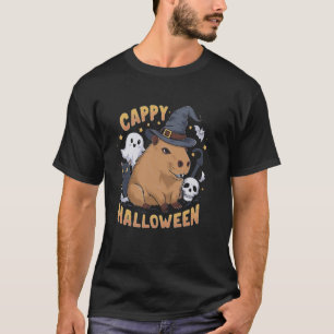 Capybara Halloween Cowboy T-Shirt