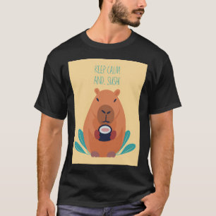 Capybara Holding Sushi T-Shirt