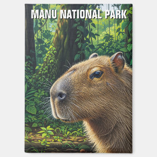 Capybara in Manu National Park Peru Magnet