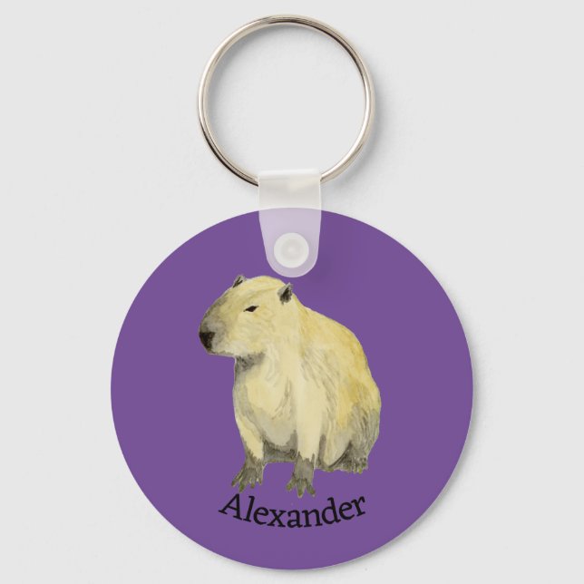 Capybara Key Ring (Front)