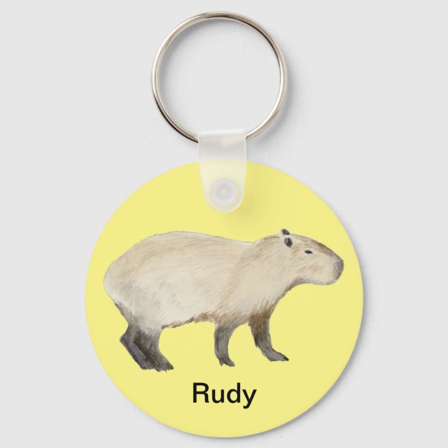 Capybara Key Ring (Front)