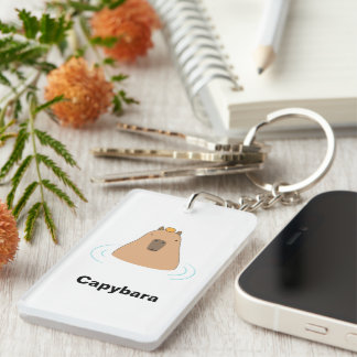 Capybara Key Ring