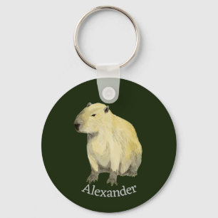 Capybara Key Ring