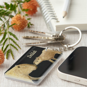 Capybara Key Ring