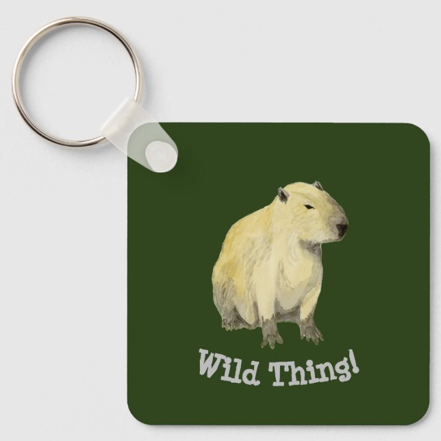 Capybara Keychain (Front)