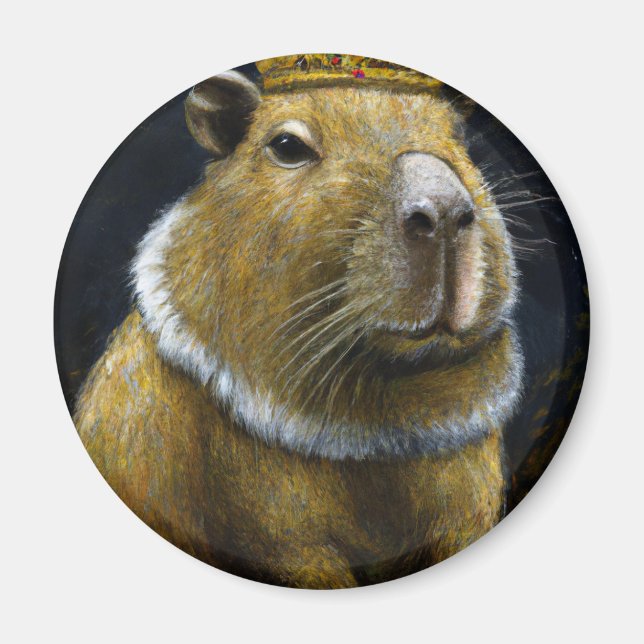 CAPYBARA KING MAGNET (Front)