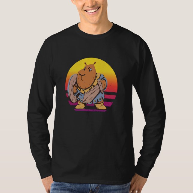 Capybara Knight T-Shirt (Front)