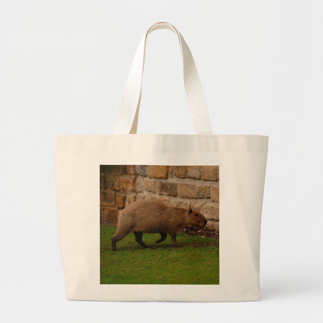 capybara large tote bag (Front)