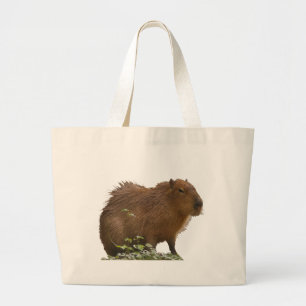 Capybara Large Tote Bag