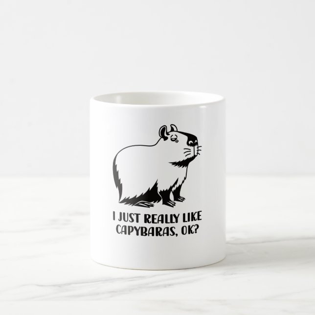 Capybara Lover Rodent Carpincho Animal Water Hog Coffee Mug (Center)