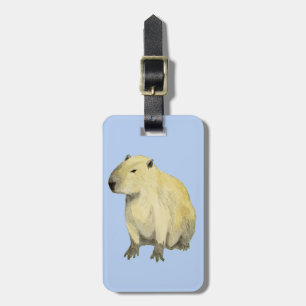 Capybara Luggage Tag