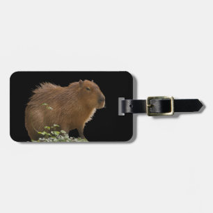 Capybara Luggage Tag