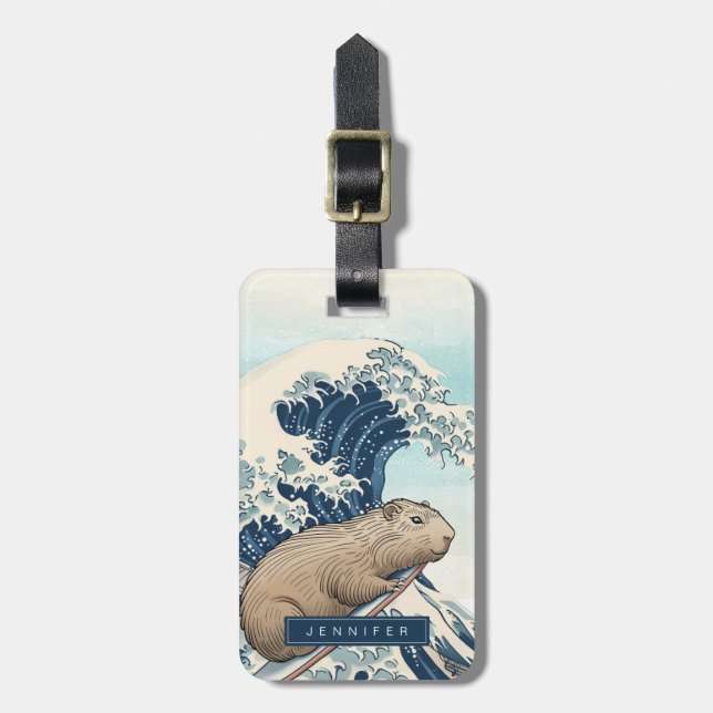 Capybara Luggage Tags (Front Vertical)