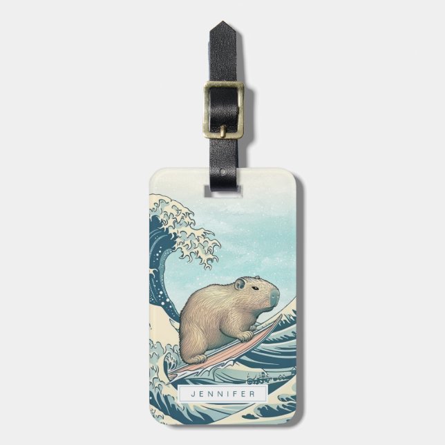 Capybara Luggage Tags (Front Vertical)